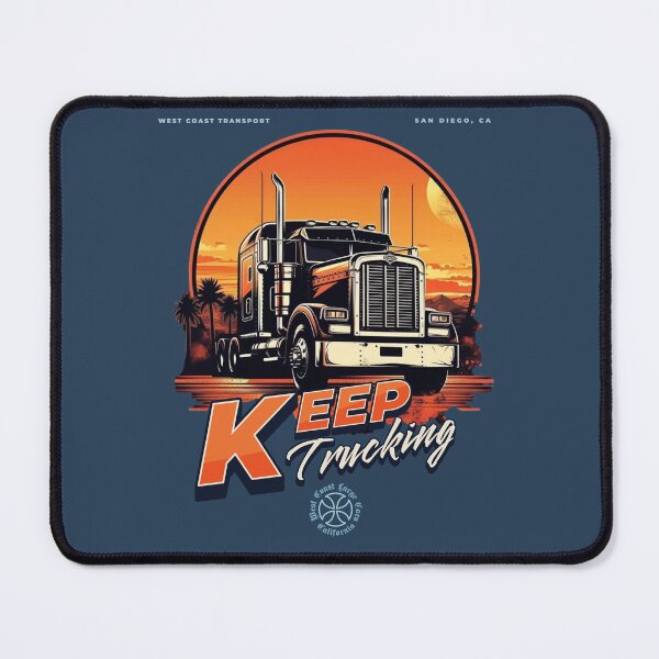 Item preview, Keep trucking - Trucking and chucklin - keep trucking - American flag truck driver designed and sold by JansenGS.