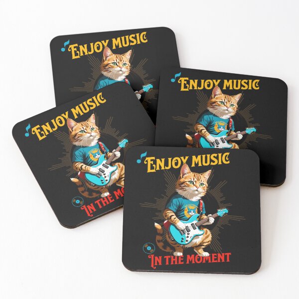 Item preview, Midnight Song: Retro Cat in Pixel Art designed and sold by Artedig.