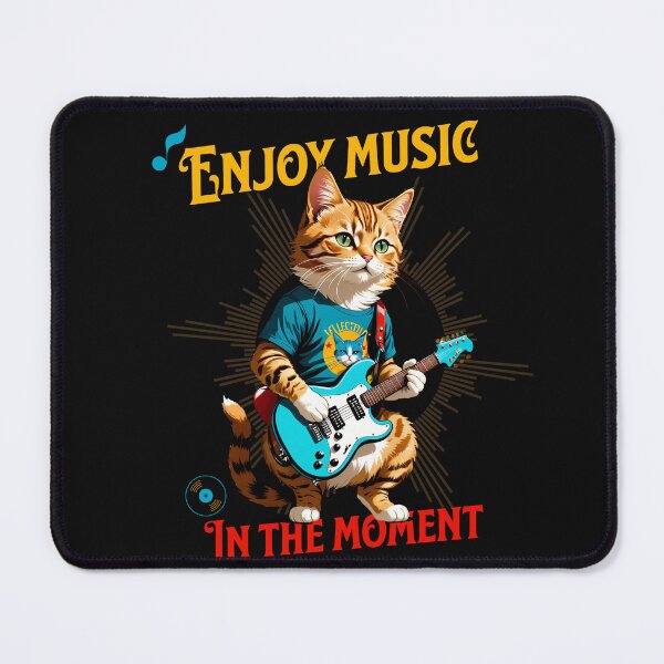 Item preview, Midnight Song: Retro Cat in Pixel Art designed and sold by Artedig.