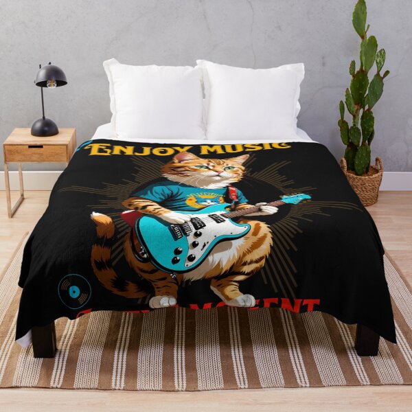 Item preview, Midnight Song: Retro Cat in Pixel Art designed and sold by Artedig.