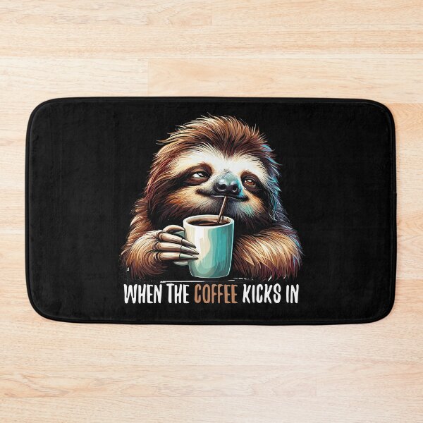 Item preview, Sloth coffee kicks gift designed and sold by Pineapple-Tree.