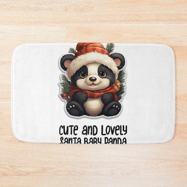 Item preview, Cute and Lovely Santa Panda-Christmas Santa Sweet Panda  designed and sold by Mohammed Sohail Khan.