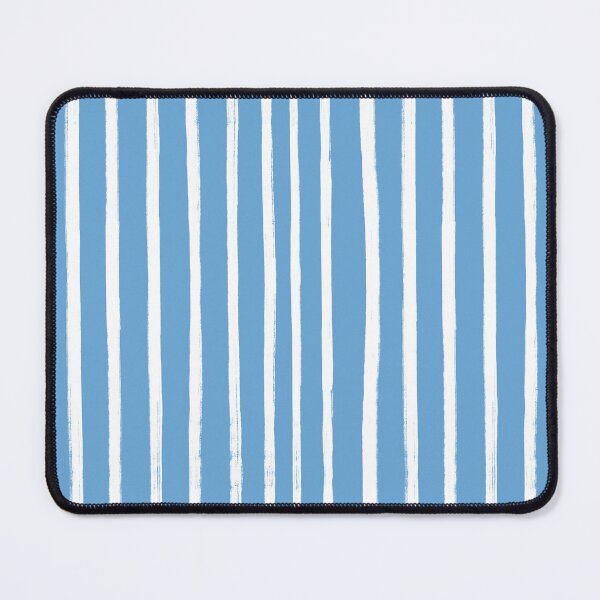 Item preview, White and Blue Stripes Pattern designed and sold by OneThreeSix.
