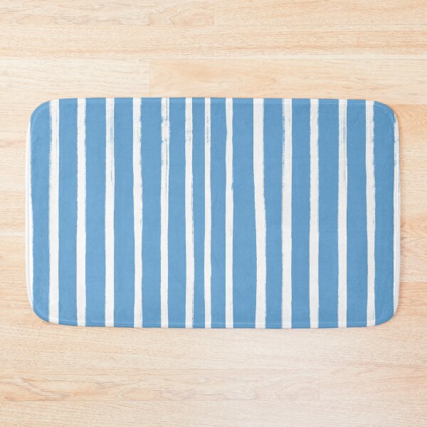 Item preview, White and Blue Stripes Pattern designed and sold by OneThreeSix.