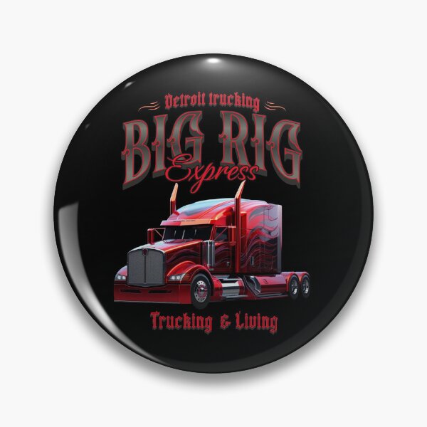 Item preview, Big rig express - Trucking and chucklin - keep trucking - American flag truck driver designed and sold by JansenGS.