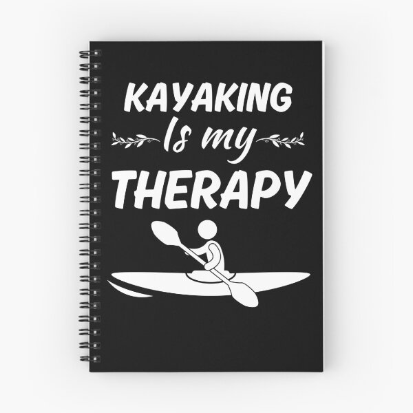 Item preview, Kayaking is my therapy, funny kayak sports crew or river kayaking life designed and sold by NBSStore.