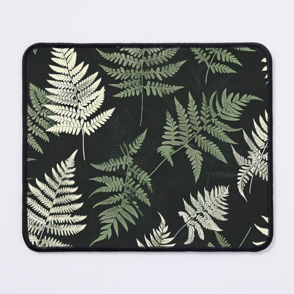Item preview, Fern leaves pattern on green background designed and sold by randrdesign.