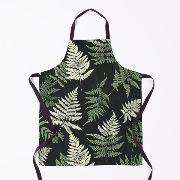 Item preview, Fern leaves pattern on green background designed and sold by randrdesign.