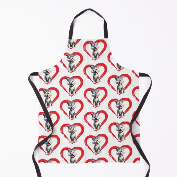 Item preview, Siberian Husky Cartoon in Love Heart swoosh designed and sold by For Dog Sake!®.