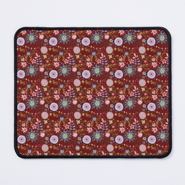 Item preview, Floral on a Red-Crimson Background  designed and sold by Vachala.