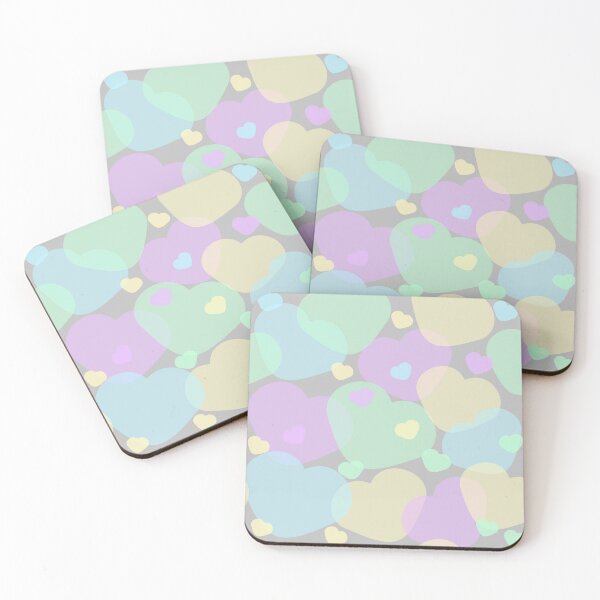 Item preview, Delicate colorful hearts designed and sold by ReflectedCrafts.