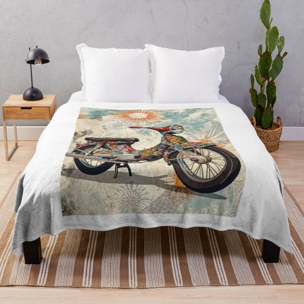 Item preview, Vintage colorful motorbike. designed and sold by JuanmaLW.