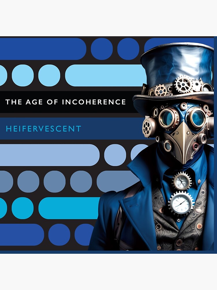 Thumbnail 2 of 2, Art Board Print, The Age of Incoherence designed and sold by Heifervescent.