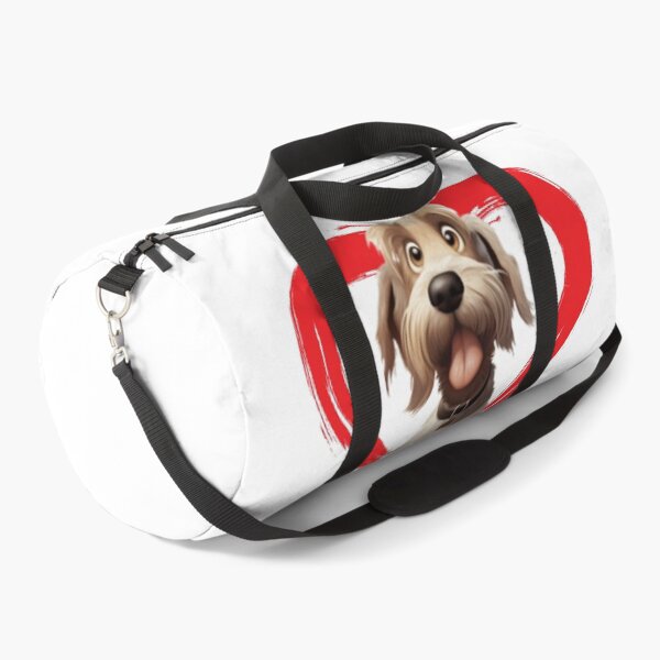 Item preview, Italian Spinone Cartoon in Love Heart swoosh  designed and sold by For Dog Sake!®.