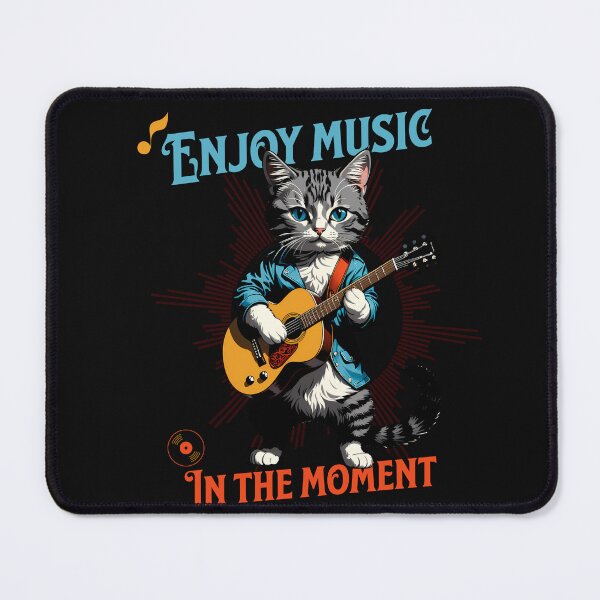 Item preview, Vintage Chord: Artist Cat in Pixel Style designed and sold by Artedig.
