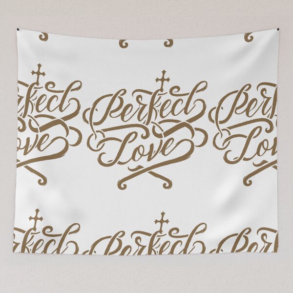 Item preview, Perfect Love - Christian Cross Design - Serene Easter Resurrection Art designed and sold by HahaHandlesHub.