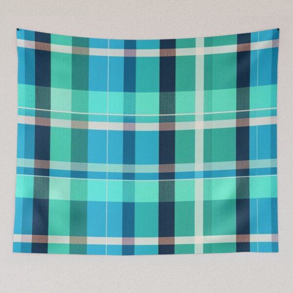 Item preview, Blue and Teal plaid  designed and sold by Roxburylane.