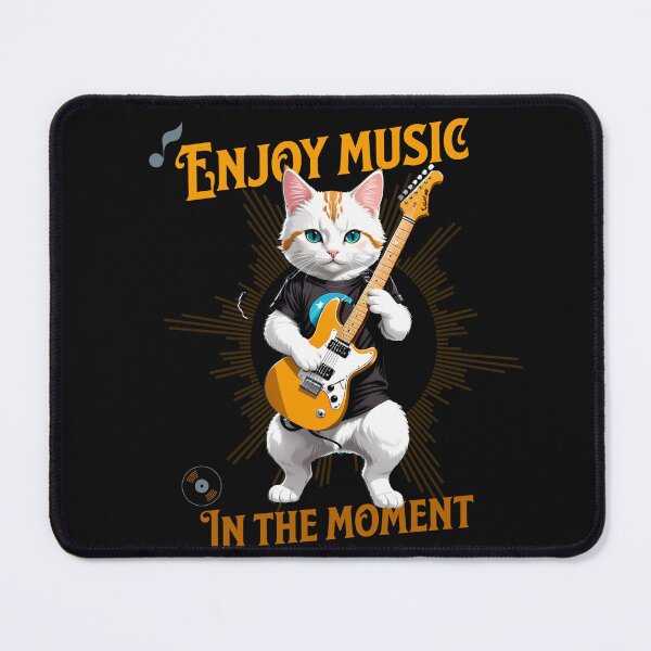Item preview, Melodies of the Past: Cat with Classical Guitar designed and sold by Artedig.