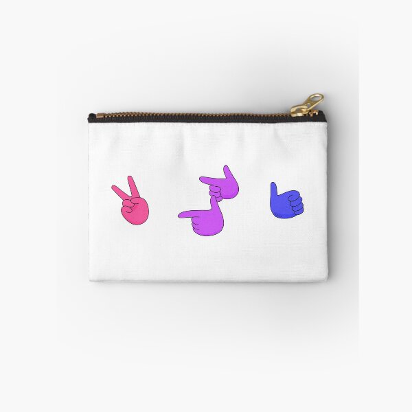 Item preview, Bi hands - subtle awkward bisexual flag designed and sold by Chiara Filincieri.