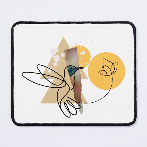 Item preview, Hummingbird in Line Drawing | Artistic Fusion designed and sold by brynatshop.