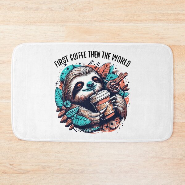 Item preview, Sloth first coffee then world gift designed and sold by Pineapple-Tree.