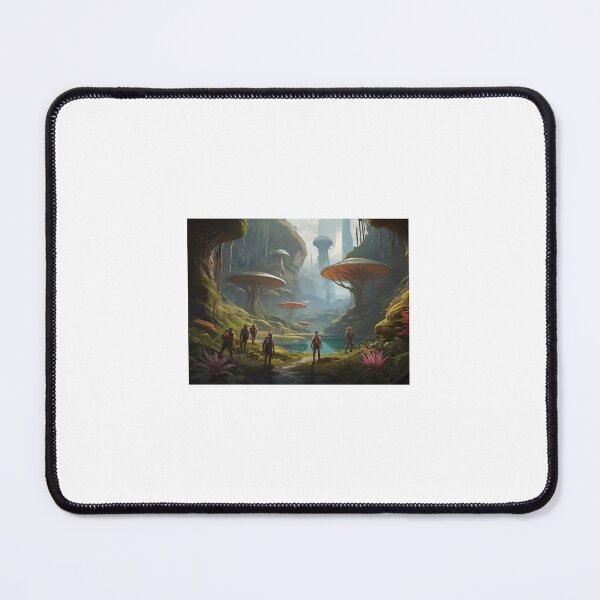 Item preview, Astronauts heading for an Allien ship in cyber space designed and sold by bluegoldArtzone.