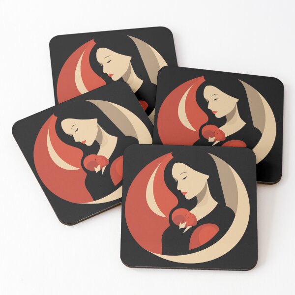 Item preview, Sticker with a breastfeeding woman and child designed and sold by S-ZYBI.