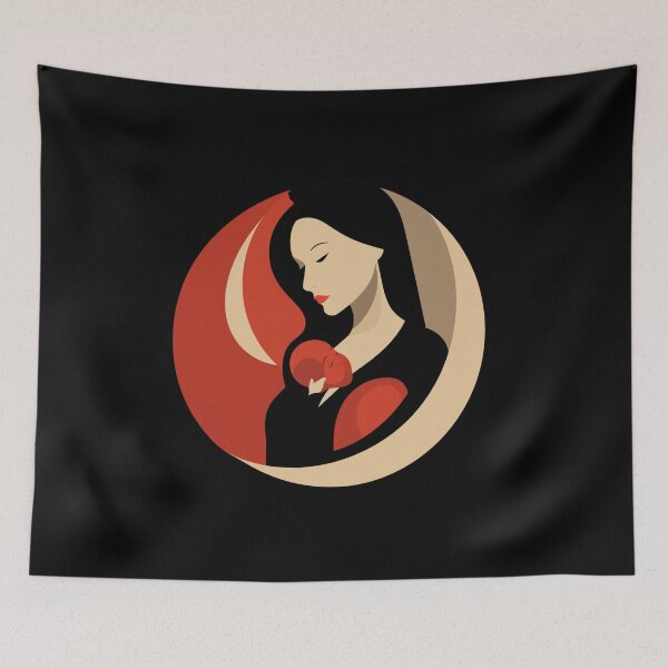 Item preview, Sticker with a breastfeeding woman and child designed and sold by S-ZYBI.