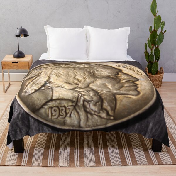 Item preview, 1937 D Buffalo Nickel Slider BU Five Cents designed and sold by coinsxcrochet.