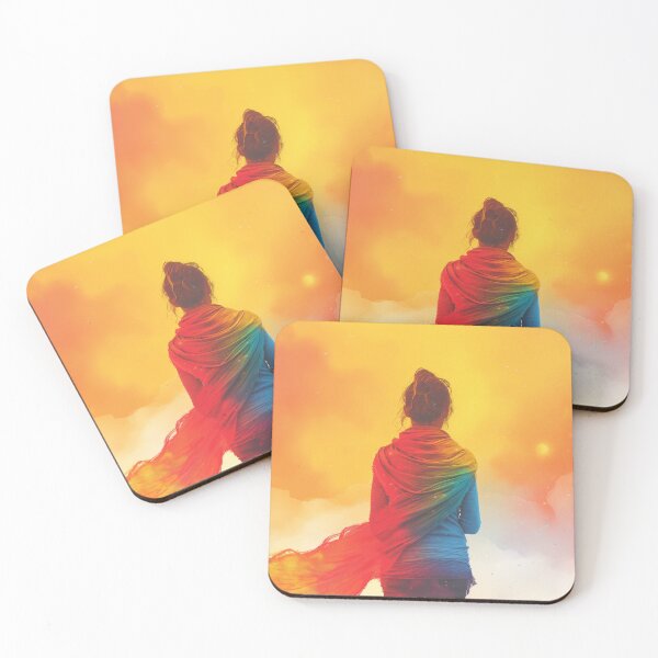 Item preview, Babywearing in a rainbow sling designed and sold by Sp3ctrumOfColor.