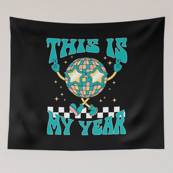 Item preview, This Is My Year Disco Ball designed and sold by RockBeeDesigns.