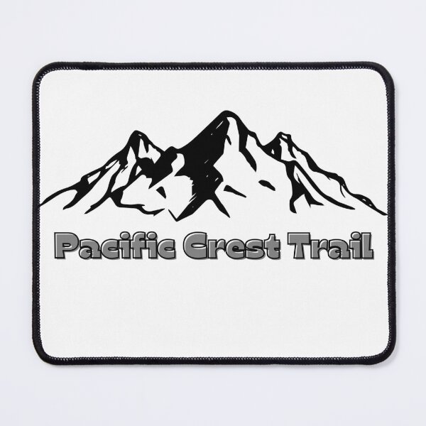 Item preview, Pacific Crest Trail Mountains Black Drawing Peaks designed and sold by julyperson.