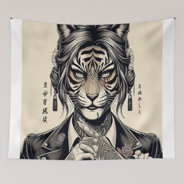 Item preview, A woman in the mafia designed and sold by KumaPrintART.