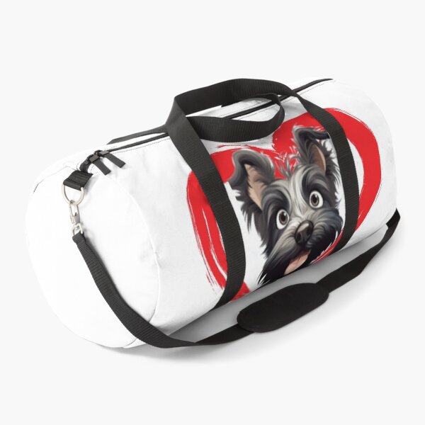 Item preview, Skye Terrier Cartoon in Love Heart Swoosh  designed and sold by For Dog Sake!®.