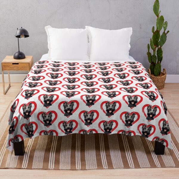 Item preview, Skye Terrier Cartoon in Love Heart Swoosh  designed and sold by For Dog Sake!®.