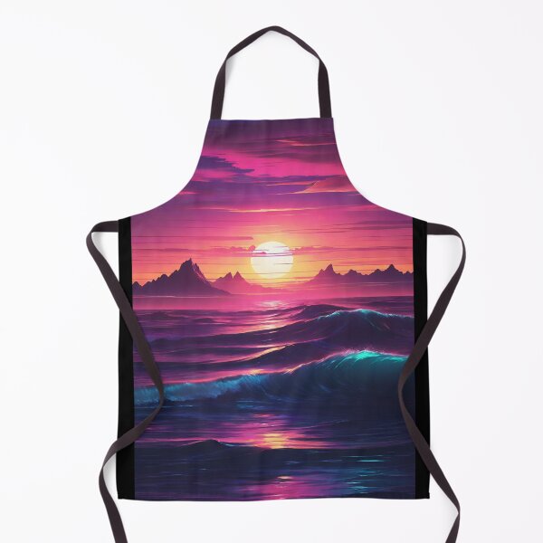 Item preview, Ocean 80's Synthwave Retrowave style designed and sold by RESToRAPTOR.