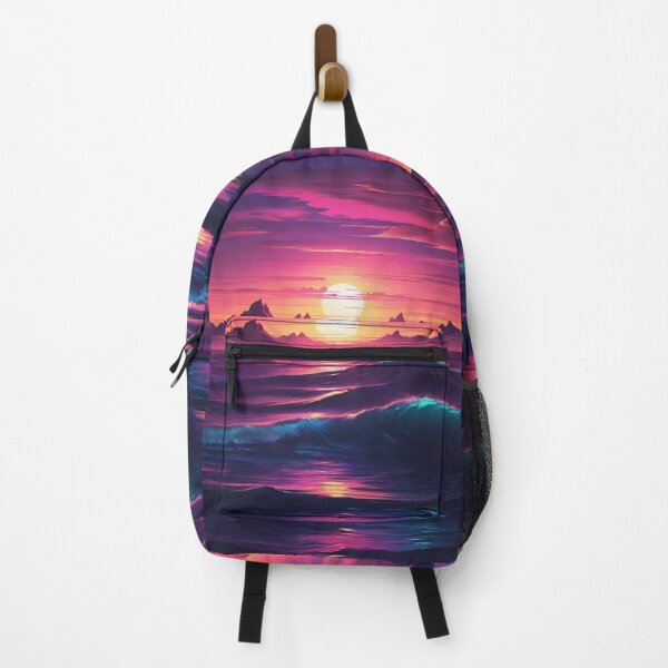 Item preview, Ocean 80's Synthwave Retrowave style designed and sold by RESToRAPTOR.
