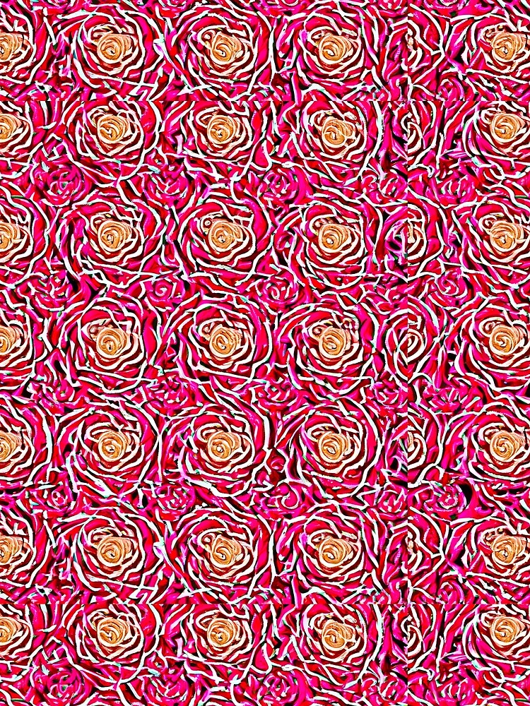 Thumbnail 3 of 3, Scarf, Rose Pattern designed and sold by Pattern-life-.