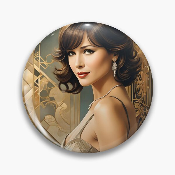 Item preview, Art Deco Beautiful Woman - Sophie Marceau designed and sold by JoyPhotoArt.