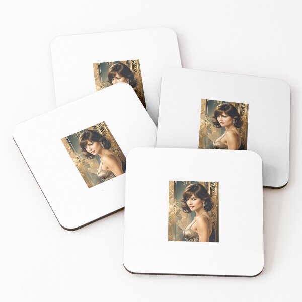 Item preview, Art Deco Beautiful Woman - Sophie Marceau designed and sold by JoyPhotoArt.