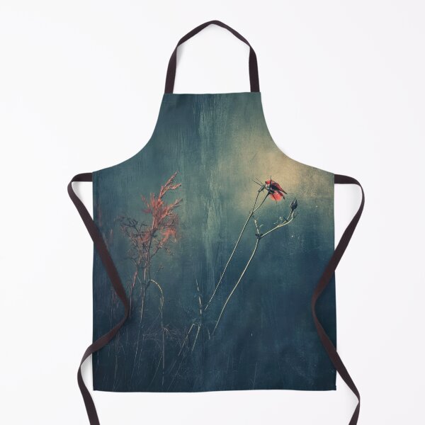 Item preview, Vibrant orange flower on a dark blue background designed and sold by JuanmaLW.