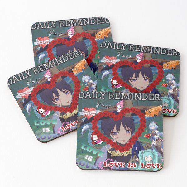 Item preview, GENSHIN IMPACT Scaramouche Wanderer LOVE IS LOVE Picmix edit designed and sold by cheapfan.