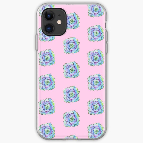 round succulent iPhone Soft Case