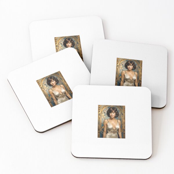 Item preview, Art Deco Beautiful Woman - Sophie Marceau designed and sold by JoyPhotoArt.