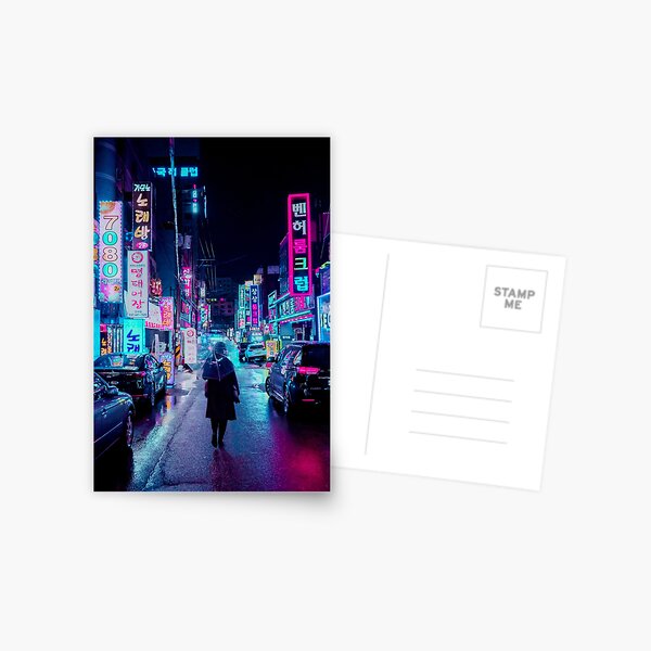 Item preview, Neon Colors in Cyberpunk City designed and sold by Steve Roe.