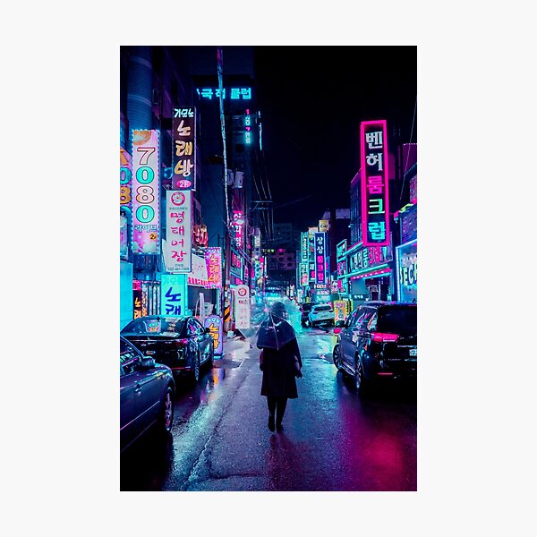 Artikel-Vorschau von Neonfarben in Cyberpunk City, designt und verkauft von Steve Roe.