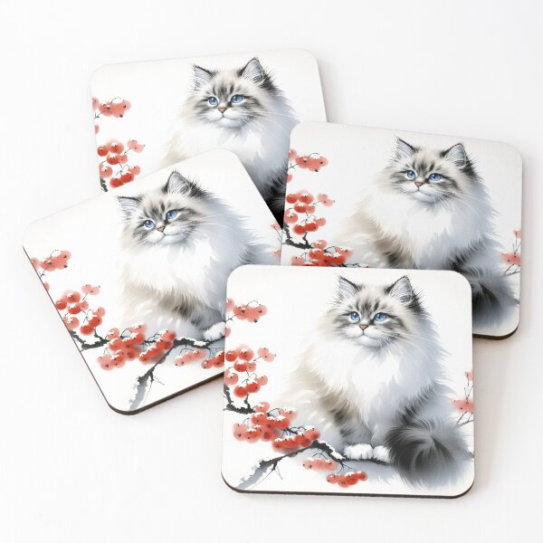 Item preview, Whisker Whispers: Homage to Damien Hirst's Influence designed and sold by BastKittyStore.
