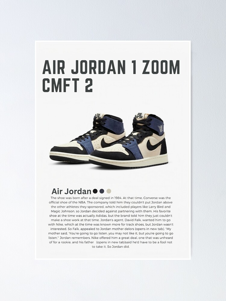 Air Jordan 1Zoom CMFT2 NIKE SHOES Poster for Sale by Vintagevise