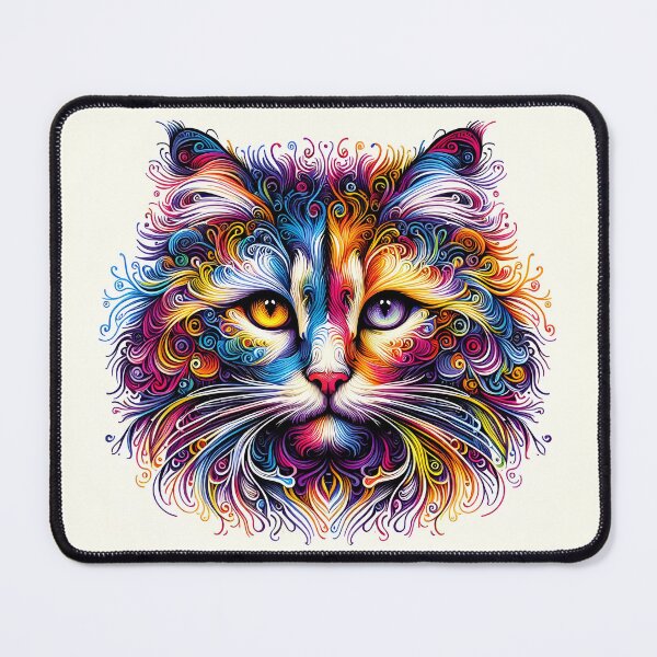 Item preview, Whisker Whispers: An Artful Ode to Damien Hirst designed and sold by BastKittyStore.