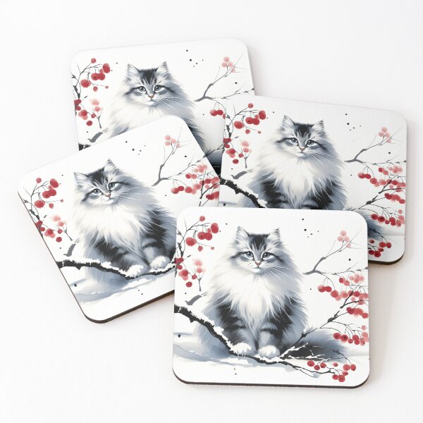 Item preview, Siberian Whisker Odyssey: Inspired by Damien Hirst designed and sold by BastKittyStore.